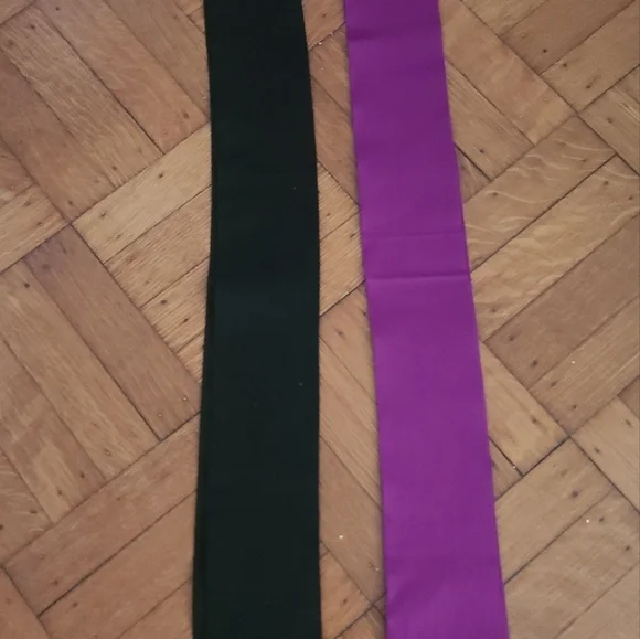 Skinny thin neck scarfs / or waist belt - Picture 8 of 13
